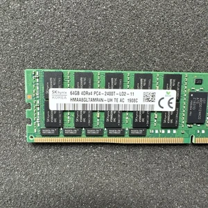 HYNIX 64GB (1X64GB) 4DRX4 PC4-2400T DDR4 MEMORY LR DIMM // HMAA8GL7AMR4N-UH - Picture 1 of 4