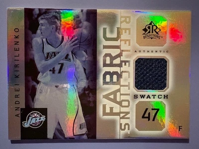 2005-06 Andrei Kirilenko UD Reflections Fabric Swatch - Image 1 of 2