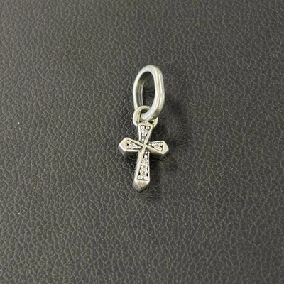 Pandora Charm 925 Silber Kreuz klein pavé Zirkonia Anhänger #2386 - Bild 1 von 4