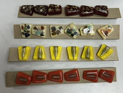 Handmade Buttons Mixed Bundle Resin Rounded Rectangular Mechanical Pen Nibs 7 - Image 1 of 4