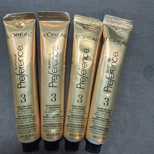 4 acondicionadores Loreal Superior Preference COLOR & SHINE #3 1,86 OZ Care Supreme - Imagen 1 de 3