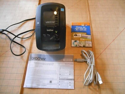 BROTHER QL-700 Label Maker Thermal Printer +Instructions+Cords+Roll PORTABLE!!!! - Image 1 of 4