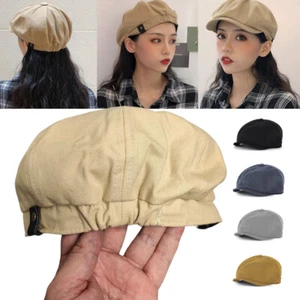Berretto unisex berretto cotone guida cabbie newsboy cappello oversize per testa grande L/XL - Foto 1 di 17