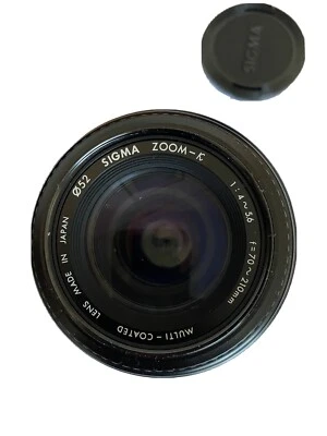 Sigma 70~210mm A/F F/4~5.6 Minolta Lens - Image 1 of 4