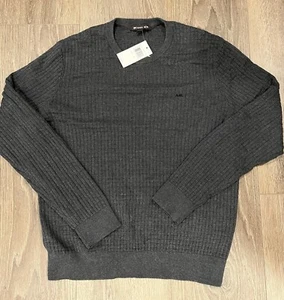 NEW Men’s Michael Kors Sweater - Gray Size Medium - Picture 1 of 2