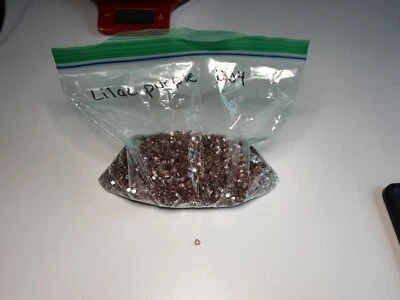 Miyuki glass translucent lined Lilac Purple (TR1804) seed beads 8 oz #5 triangle - Image 1 of 2