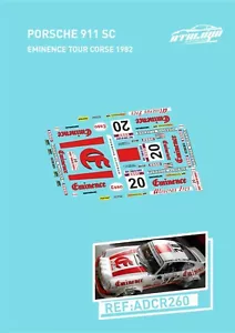 CALCAS PORSCHE 911 EMINENCE TOUR CORSE 1982 - Imagen 1 de 1