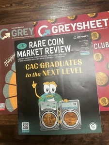 CDN Monthly GREYSHEET Past Issues Vol 5 #11 Vol 6 #2 CAC Monthly Review Vol 5 #1 - Bild 1 von 7