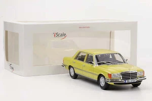 1:18 Mercedes-Benz S-Klasse 450 SEL 6.9 W116 1975 1980 mimosengelb iScale diecas - Bild 1 von 5