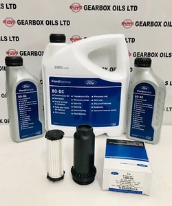GENUINE FORD C MAX POWER SHIFT 6DCT450 6 SPEED AUTOMATIC GEARBOX OIL FILTER KIT - Imagen 1 de 8