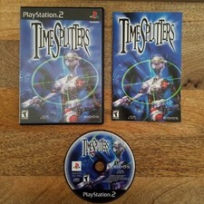 TimeSplitters Sony PlayStation 2 PS2 CIB Complete Video Game 2000 Black Label