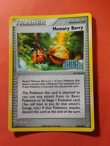2006 Pokemon EX Crystal Guard. HOLO #80 Memory Berry, UC, Stamped, Trainer, cd2 - Picture 1 of 3