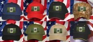 MEXICO FLAG OD GREEN SUBDUED COUNTRY HAT PATCH CAP FLAG PATCH PIN UP MEXICAN WOW - Picture 1 of 18