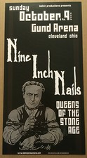 NINE INCH NAILS w/ QUEENS OF THE STONE AGE Concert Gig Handbill TOUR Poster 2006