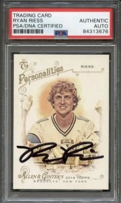 2014 Topps Allen and Ginter #180 Ryan Riess Signed Card PSA Slabbed Auto - Image 1 of 2