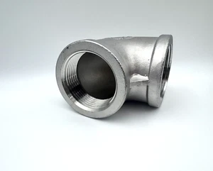 EL-100 STAINLESS STEEL ELBOW 90 COUPLING 1" NPT PIPE SP114 RATED - Picture 1 of 3