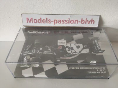 Alpha Tauri Honda AT02 Gasly Turkish GP 2021 1/43 Minichamps F1 - Photo 1/4