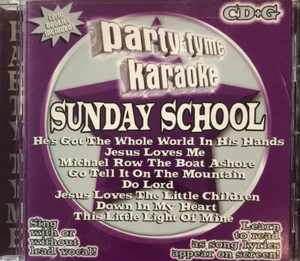 Party Tyme Karaoke: Sunday School by Karaoke (CD, Mar-2006, Sybersound Records) - Picture 1 of 3