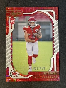 Skyy Moore RC - 2022 Panini Absolute #124 RED SQUARES - SP SN /499 - Color Match - Picture 1 of 2