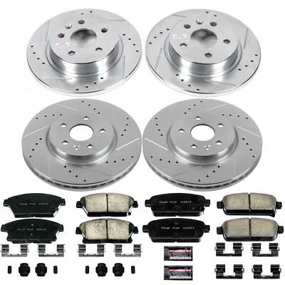 Kit de frenos de disco PowerStop - Delantero y trasero - Se adapta a Chevrolet Trax 2015-2017 Z23 Da Foto 1 de 4