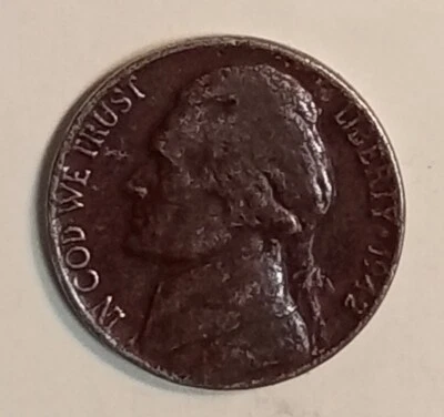 1942 (P) Jefferson Nickel * Improperly Annealed* (B-12) - Image 1 of 2