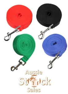 Dog Puppy Pet Lead 1.8m / 3.0m Leash Recall Training Obedience Strong - Picture 1 of 13