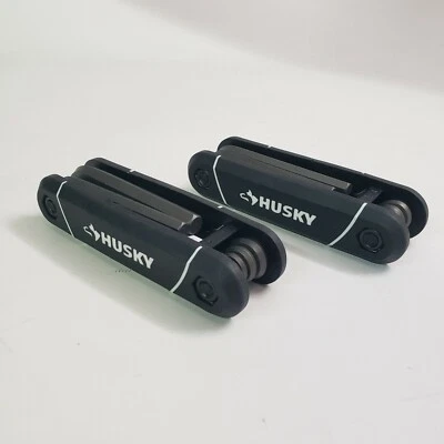 HUSKY 849-118 2-Piece Folding Hex Key Set SAE/MM - Image 1 of 2