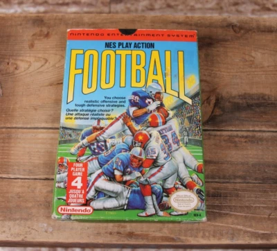NES Play Action Football Authentic Nintendo Canadian Sticker Sealed New In Box - Image 1 of 4