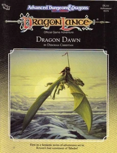 DLA1 Dragon Dawn Dragonlance Advanced Dungeons Dragons AD&D Weis 2nd Edition - Imagen 1 de 1