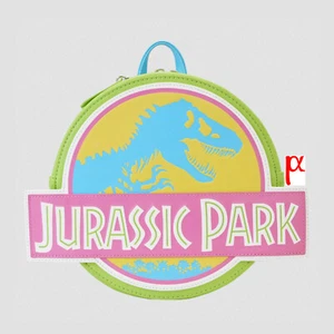 Mini mochila Loungefly Jurassic Park neón que brilla en la oscuridad exclusiva LE 2000 - Imagen 1 de 9
