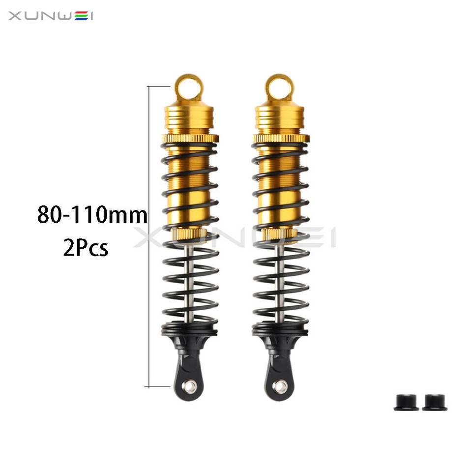 Amortiguador de aceite 2 piezas 80-110 mm 90-130 mm para camión RC 1/8 HSP Himoto Redcat Foto 1 de 1