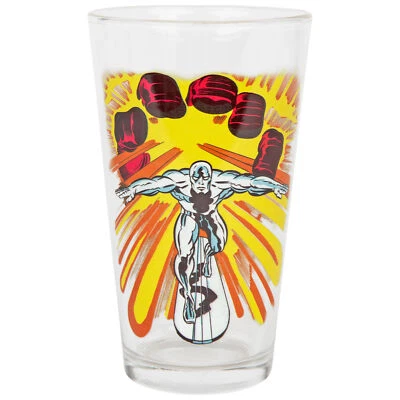 Marvel Comics The Silver Surfer Character Pint Glass multicolorido - Imagem 1 de 2