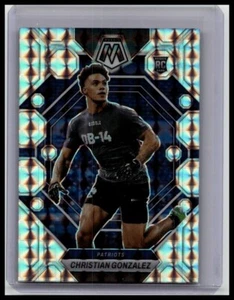 2023 Panini Mosaic #300 Christian Gonzalez Silver No Huddle Mosaic - Picture 1 of 2