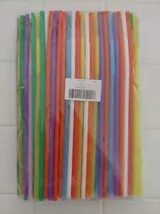 200pcs Colorful Extra Long Flexible diameter and 10.24" long.New - Picture 1 of 5