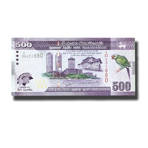 Billete conmemorativo de 500 rupias Sri Lanka 2013 Chogm unc P129 sin circular - Imagen 1 de 3