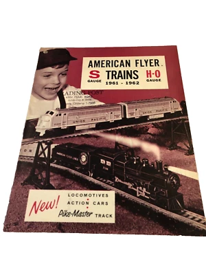 Catálogo de trenes American Flyer # D-2267 calibre HO & S 1961 - 1962 copia de tienda de pasatiempos Foto 1 de 3