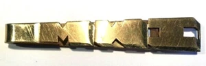 Broche vintage para hombre 1/20-12 K oro liso clip clip de dinero 12,8 gramos 2,6/8 ""L - Imagen 1 de 4