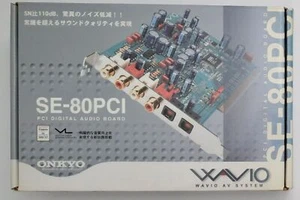 Onkyo WAVIO SE-80 PCI Soundkarte (ESS Maestro-3i , ES1983S retro, OVP, 2002) - Bild 1 von 12