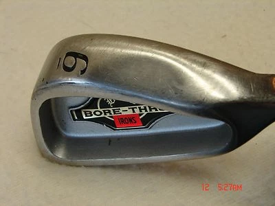 *Bob Toski Big Bore-Thru #6 Iron RH Men's-Black Matte Easton Express Shaft - Image 1 of 4