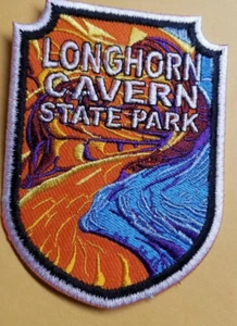Longhorn Cavern Texas State Park Emboidered Patch approx 2.5x3.5" - Picture 1 of 2