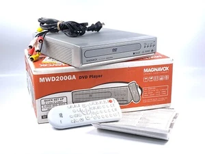 Magnavox MWD200GA DVD Player Remote, AV Cables, Manual & Orig Box - TESTED - Picture 1 of 14