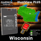 Carte Garmin HuntView PLUS WISCONSIN - imagerie satellite microSD Birdseye chasse 24K