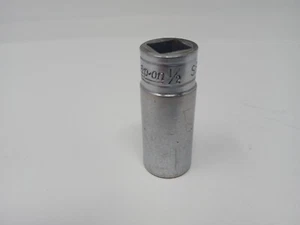 Snap-on Tools 1/2" SAE 12-Point Semi Deep Chrome Socket 3/8" Drive SF-161 USA - Picture 1 of 7