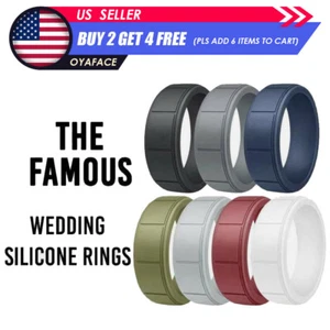 1 Packung Medizinischer Silikon Ehering Herren Sport Gummiband Größe 8 #-13 # - Bild 1 von 16