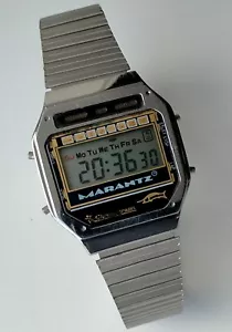 Marantz GF228B Chrono Melody Alarm Vintage Original Digital Watch 1980s - Picture 1 of 12