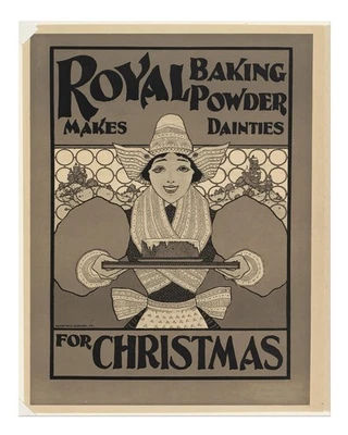 Vintage Christmas Wall Art Poster by Maxfield Parrish Premium Quality - Image 1 of 4