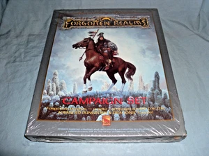 AD&D 1ST ED - FORGOTTEN REALMS CAMPAIGN SET (RARE 1ST PRINT FROM 1987 & SEALED!) - Picture 1 of 12