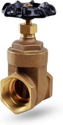 Midline Valve 429U225 Heavy Duty Gate with Wheel 3 in., Cast Brass  - Image 1 of 4