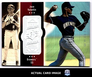 1998 SPx Finite - Spectrum #294 JOSE VALENTIN Milwaukee Brewers HOF #/2250 EX-NM - Picture 1 of 4