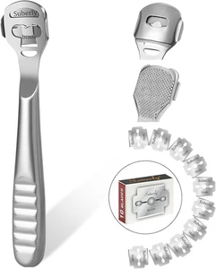 Hornhauthobel Edelstahl, Fußschaber Rasierer, Fußfeile Raspelfeilen Abgestorbene - Bild 1 von 11